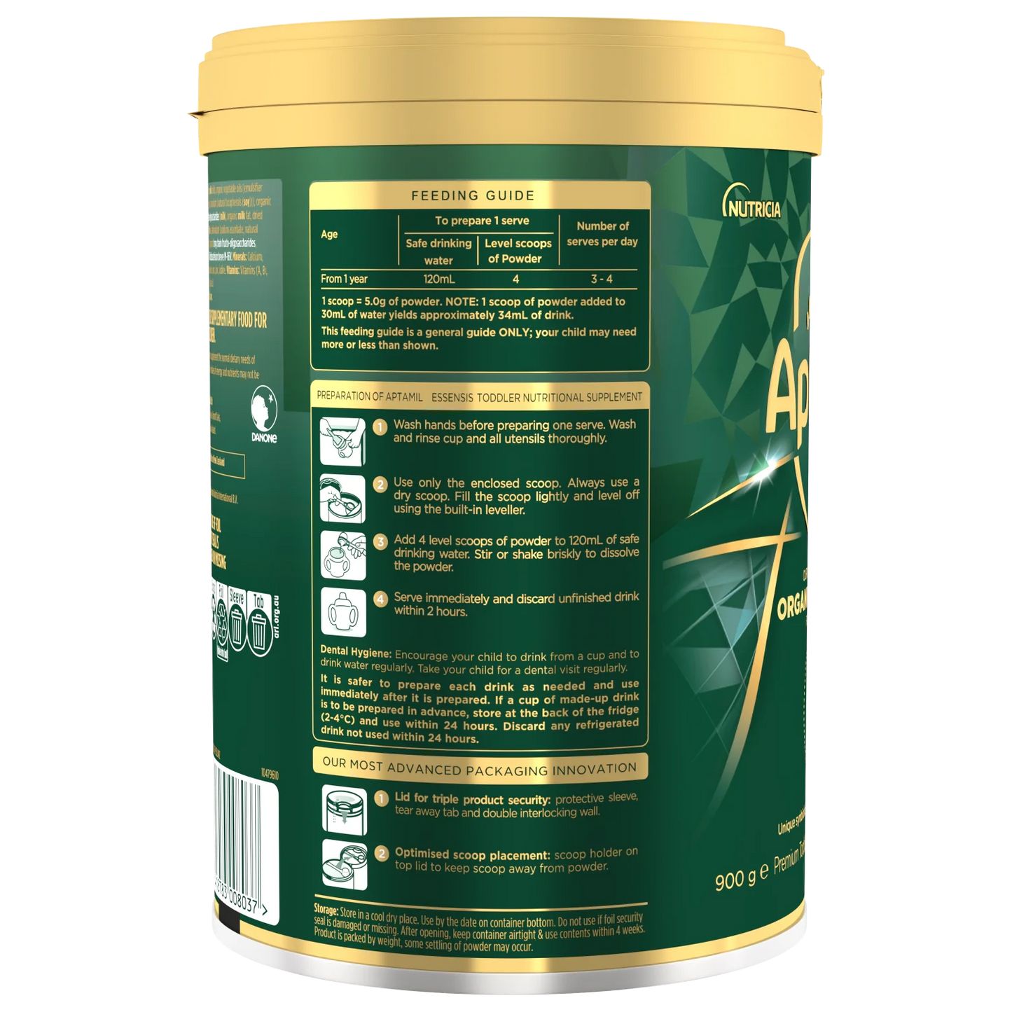 Aptamil Essensis Organic A2 Protein Milk 3 (From 1 year)