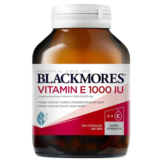 BLACKMORES VITAMIN E 1000IU 100CAPS