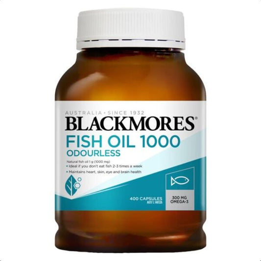 BLACKMORES ODOURLESS FISH OIL 1000MG 400CAPS