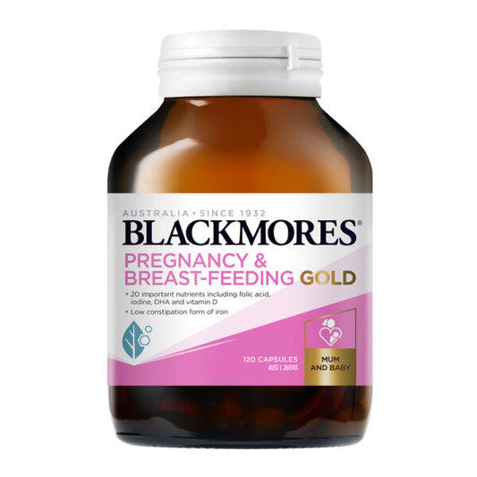 BLACKMORES PREGNANCY &amp; B FEEDING GOLD 120 แคปซูล