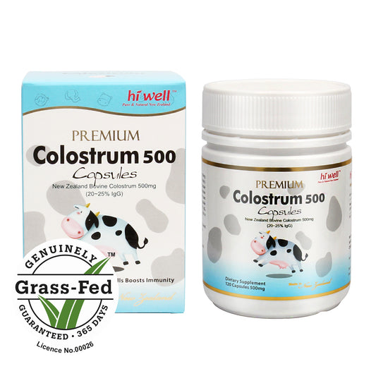 Hi Well Premium Colostrum 500 120 Capsules