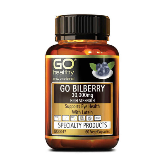 GO HEALTHY BILBERRY 30000MG 60CAPS