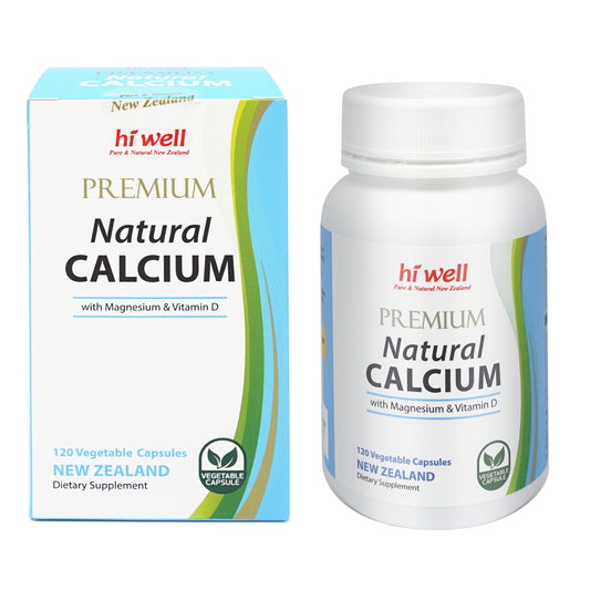 Hi Well Natural Calcium 120 Vege Capsules