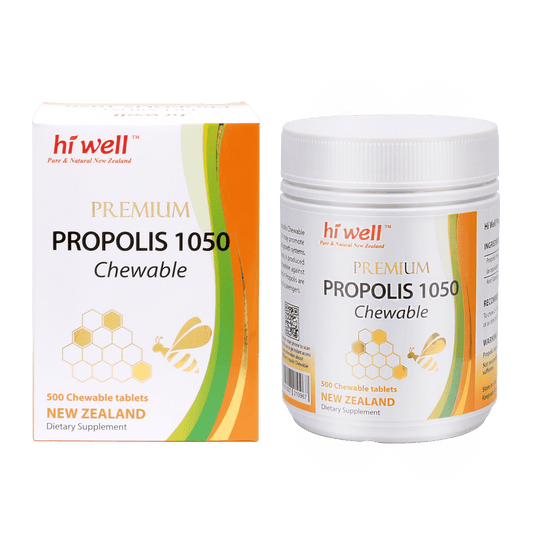 Hi Well Premium Propolis 1050 500 Tablets