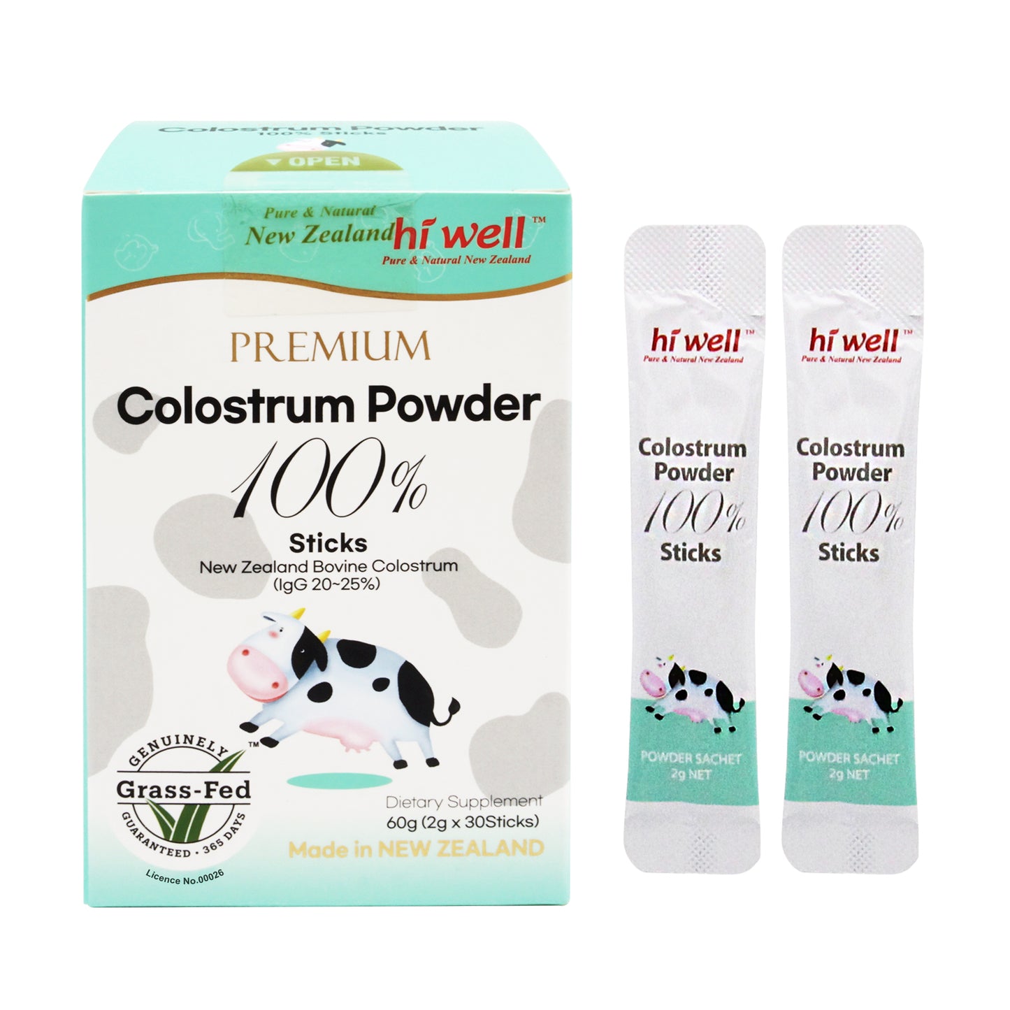 Hi Well Premium Colostrum Powder 2g x 30Sticks