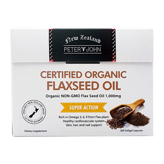 Peter&John Organic Flaxseed Oil 200Caps