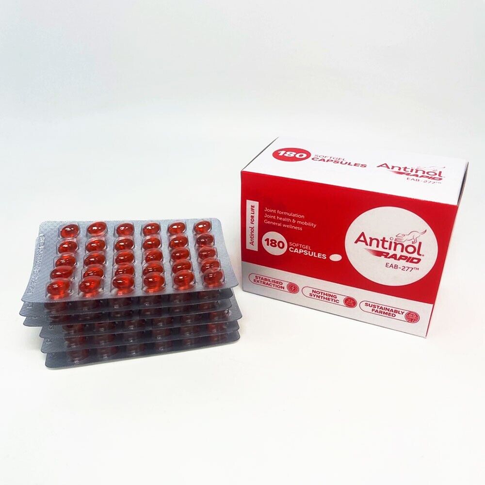 ANTINOL RAPID สำหรับสุนัข 180 แคปซูล 