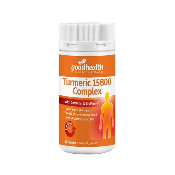 GOOD HEALTH TURMERIC 15800 COMPLEX 60 CAPSULES