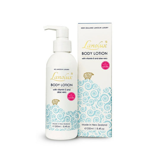 NATURES BEAUTY LANOLUX BODY LOTION 250ML