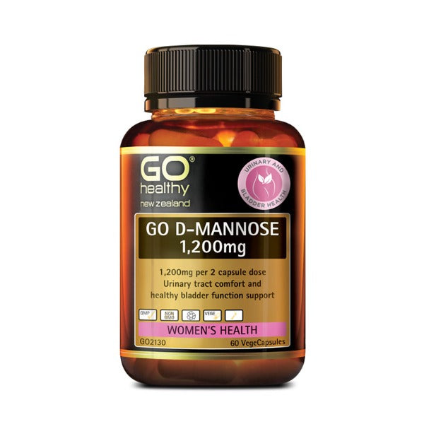 GO ヘルシー D-マンノース 1,200MG 60 カプセル